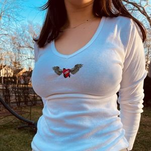 Vintage Hard Tail Long sleeve angel heart